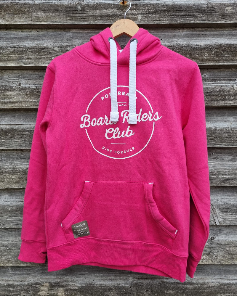 Portreath Boardriders Hoodie Fuchsia Bodyboard HQ