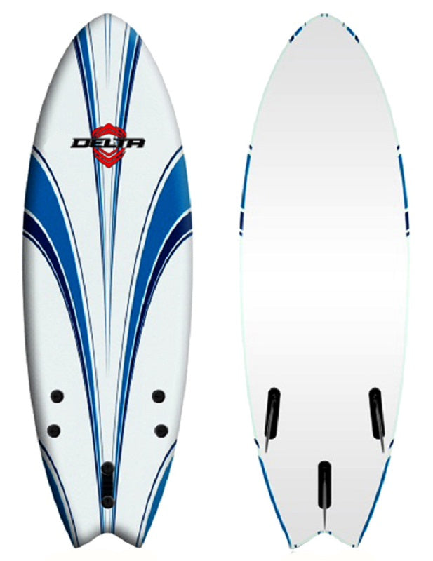 Delta Hybrid 5' 6" soft surfboard Bodyboard HQ