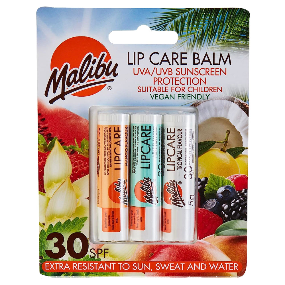 Malibu Lip care Balm 3 Pack – Bodyboard HQ