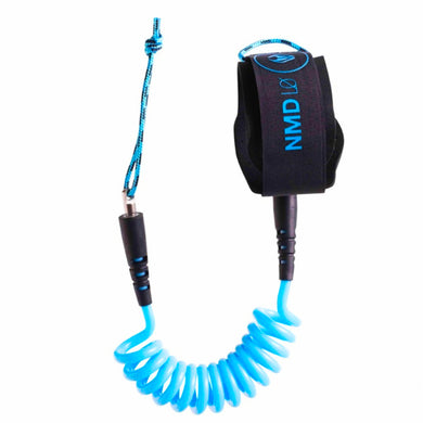 Blue bodyboarding leash