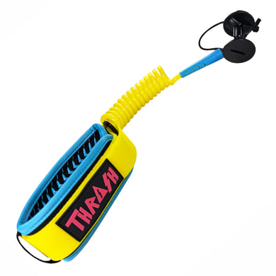 Thrash Bicep Leash Yellow Blue