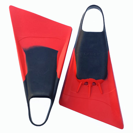Rocket bodyboarding fins Red Black