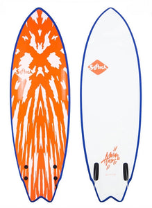 Softech Mason Ho Twin 5' 10" Soft Surfboard Neon