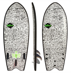 Softech Kyuss king rocket fish 4' 8" soft surfboard