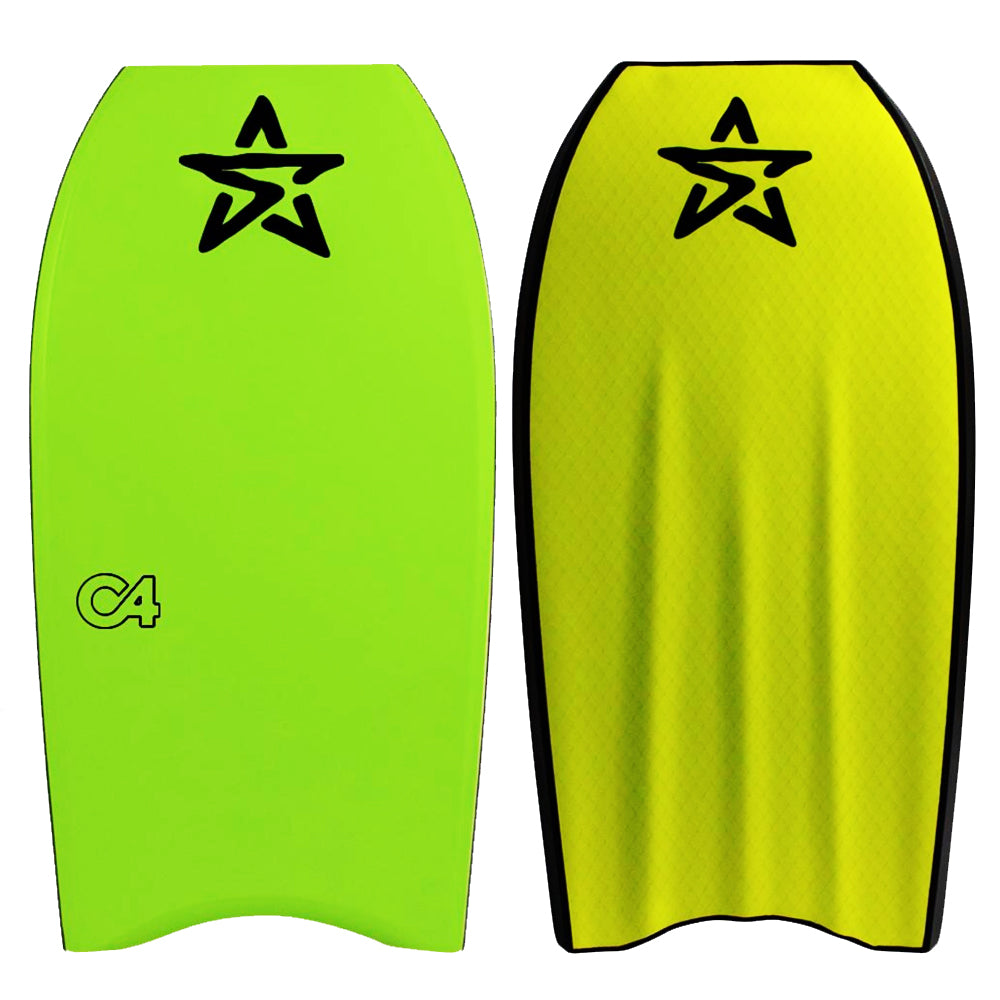 Stealth concave bodyboards