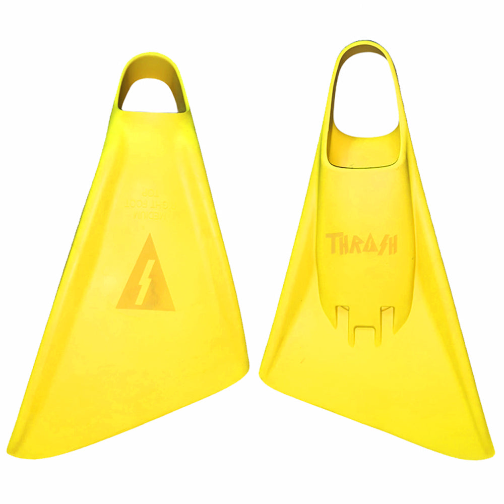 Thrash bodyboarding fins Yellow – Bodyboard HQ