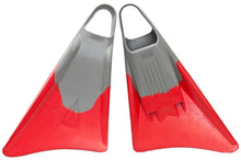 Load image into Gallery viewer, Freedom bodyboarding fins Grey/Red