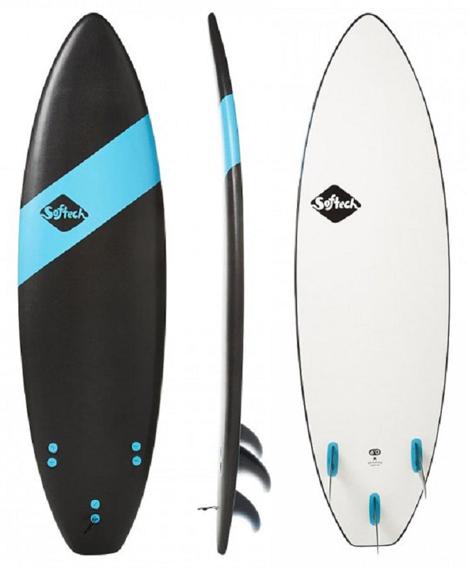 Softech TC Handshaped 6' soft surfboard Black